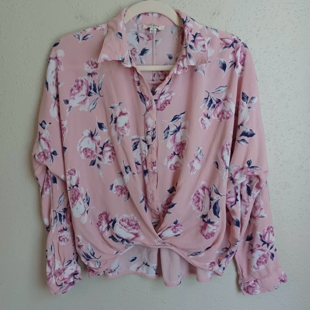 Umgee/ NWT/Floral High Low Cross/Front Hem Convertible Sleeve / various S and L - Picture 6 of 10
